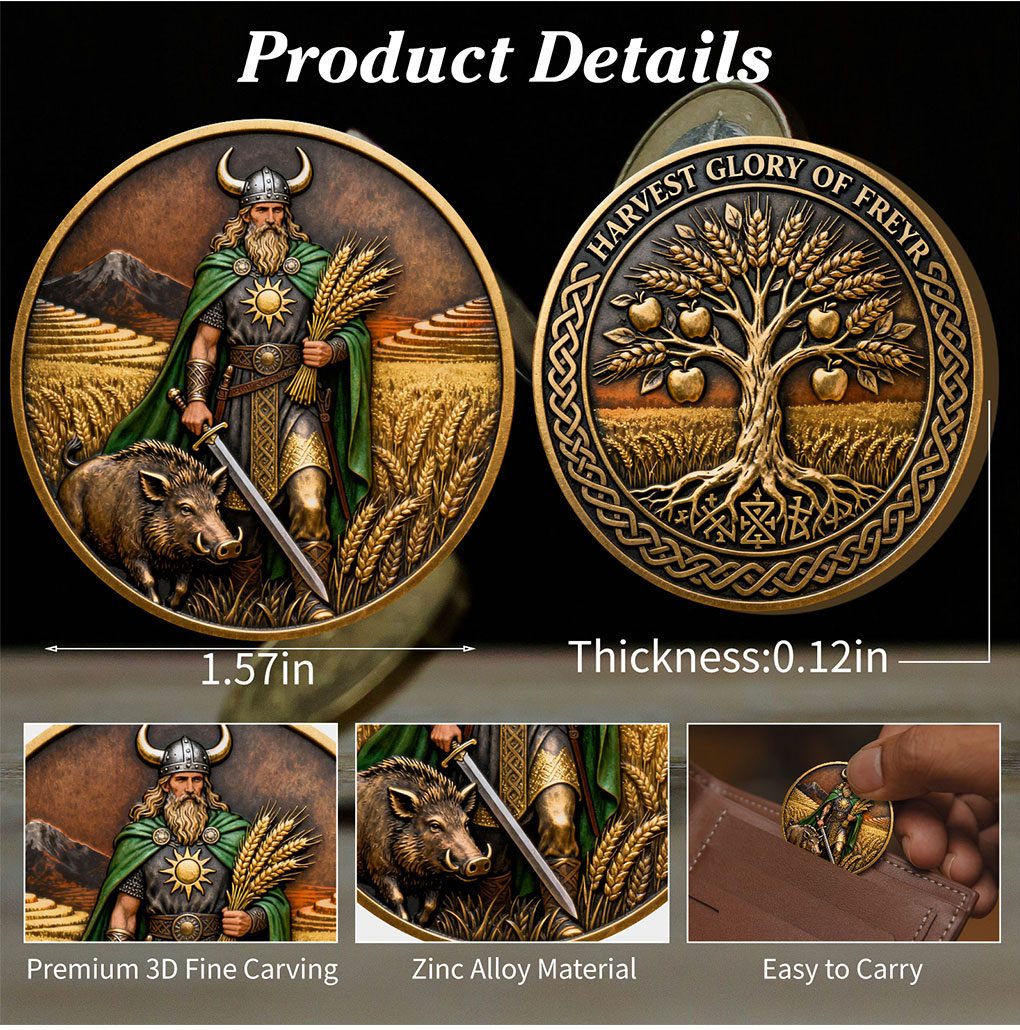 Freyr Harvest Glory Challenge Coin